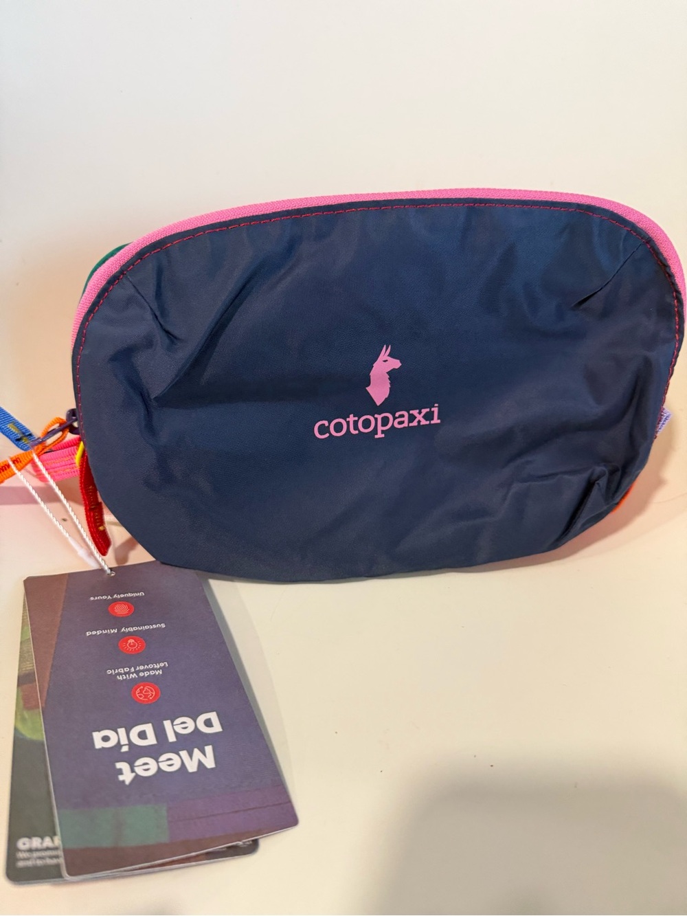 Cotopaxi Navy and Pink Travel Pouch